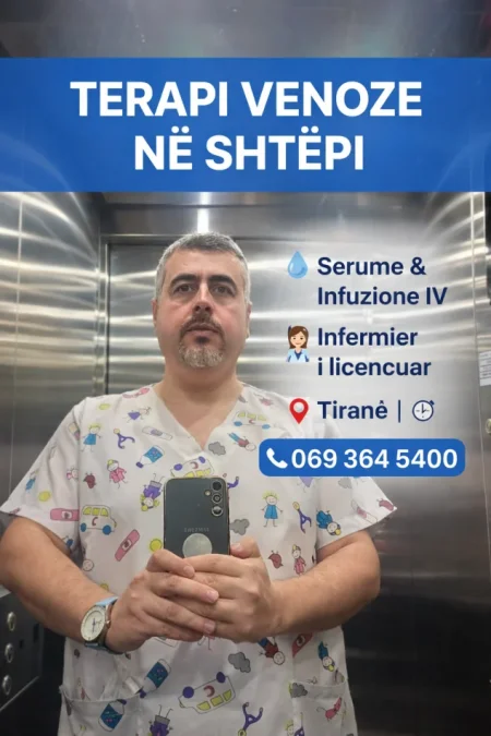 Tirane, ofroj Infermier në Shtëpi 24/7 në Tiranë – Shërbim Infermieror Profesional