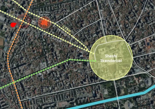 Jepet Ambjent me qera tek Golden Tower - Mine Peza