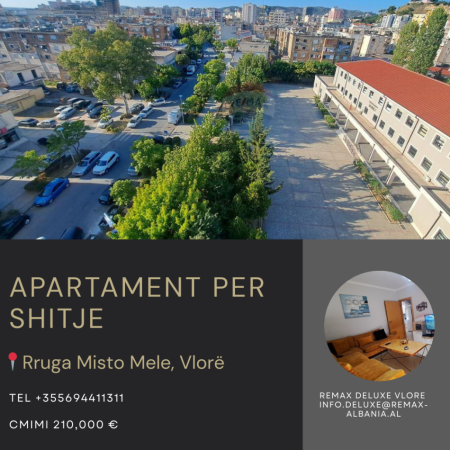 Vlore, shitet apartament 3+1+Aneks+Ballkon Kati 7, 136 m² 210.000 € (Rruga Misto Mele, Vlore (Tregu Orizit))