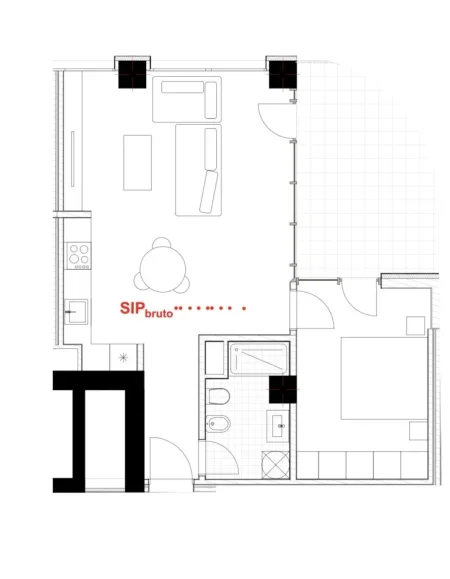 Tirane, shitet apartament 1+1+Aneks+Ballkon Kati 3, 84 m² (River Park Rezidenc)