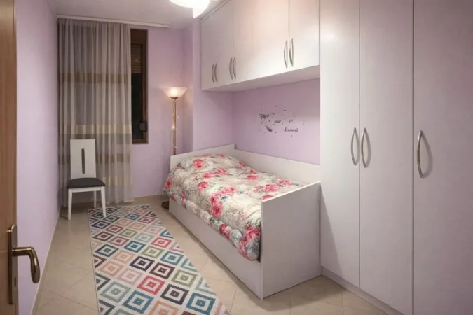 Tirane, jepet me qera apartament 2+1+Ballkon Kati 3, 75 m² 600 € (Sheshi Wilson)