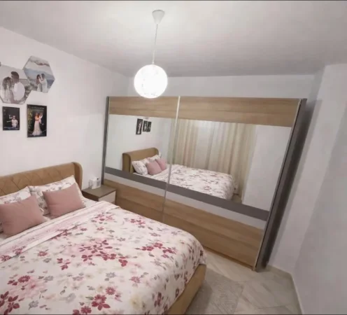 Tirane, shitet apartament 1+1+Ballkon Kati 6, 64 m² 78.000 € (Fushe-Mezez mrapa Ardenos me ashensor i mobiluar)