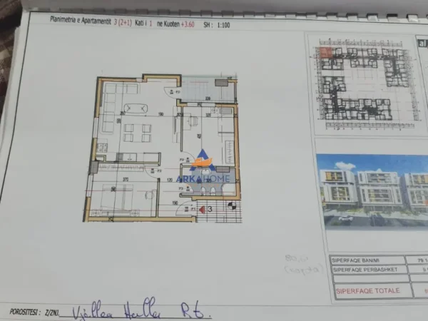 Tirane, jepet me qera apartament 2+1+Ballkon Kati 1, 750 € 
