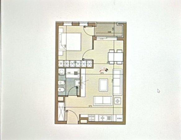 Tirane, shitet apartament 1+1 Kati 6, 63 m² 45.000 € (Kamez)