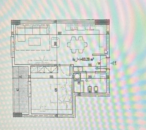 Tirane, shitet apartament 1+1 Kati 1, 72 m² 76.503 € (Paskuqan)