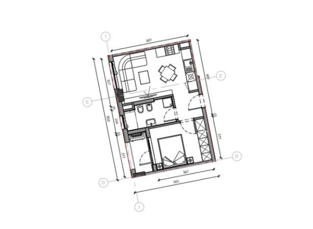 Tirane, shes apartament 1+1+BLK Kati 1, 52 m² 62.000 Euro (Rruga Pasho Hysa)