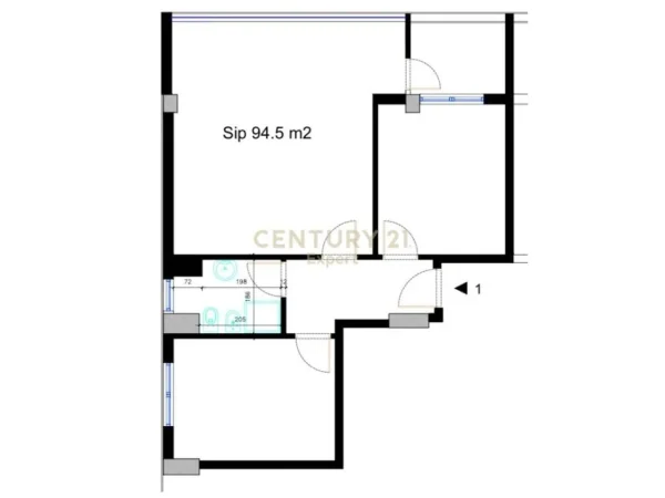 Tirane, jepet me qera ambjent biznesi Kati 9, 102 m² 900 € (Rruga e Durresit)