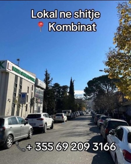 Tirane, shitet lokal Kati 0, 71 m² 155.000 € (Kombinat)