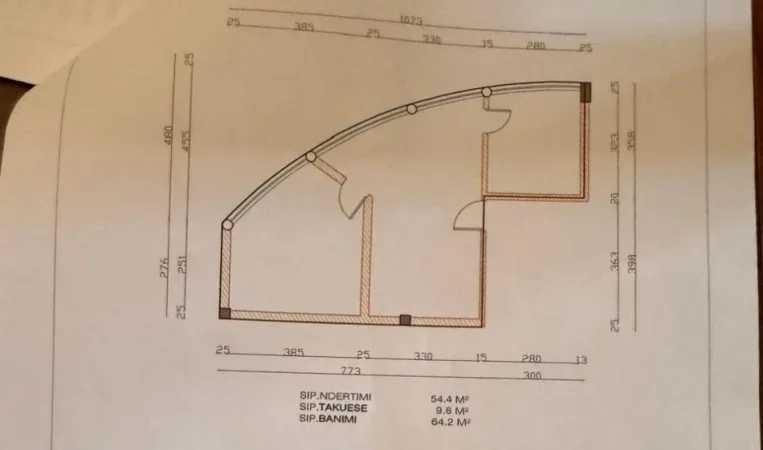 Tirane, shitet apartament 1+1+Ballkon Kati 2, 64 m² 95.000 € (FRESK)