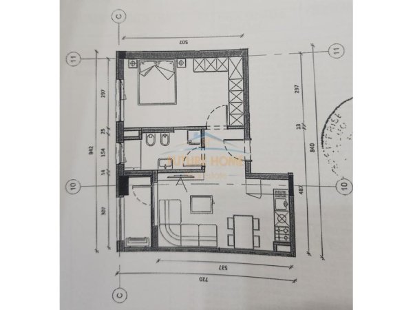 Tirane, shitet 1+1+Ballkon Kati 2, 59 m² 108.000 € (ALI DEMI)