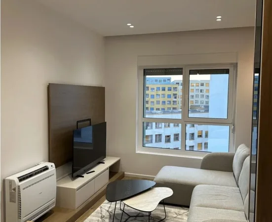 Tirane, jepet me qera apartament 1+1 Kati 8, 50 m² 520 € (Rruga Pasho Hysa)