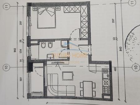 Tirane, shitet apartament 1+1 Kati 2, 59 m² 108.000 € (ALI DEM ,KOMPLEKSI KAIMI)
