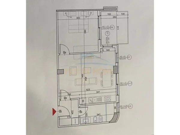 Tirane, shitet apartament Kati 3, 62 m² 143.600 €