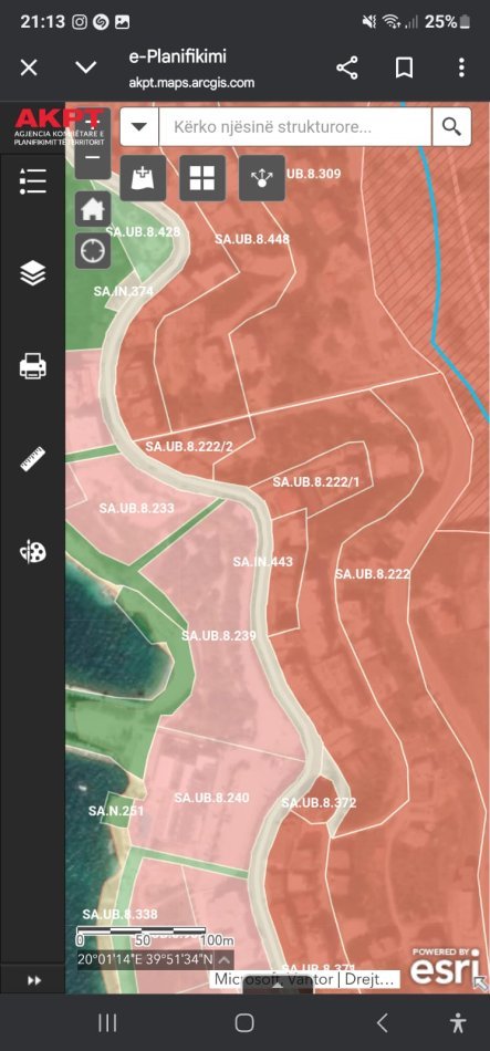 SHITET: Tokë TRUALL 216 m² Me Pamje Deti🏖🌅🌊📍Në Sarandë - Pas Santa Quaranta 129,000€ ✨