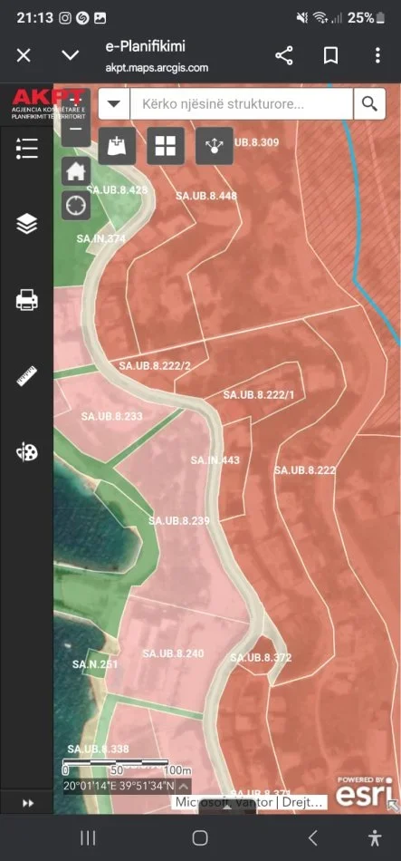 SHITET: Tokë TRUALL 216 m² Me Pamje Deti🏖🌅🌊📍Në Sarandë - Pas Santa Quaranta 119,000€ ✨