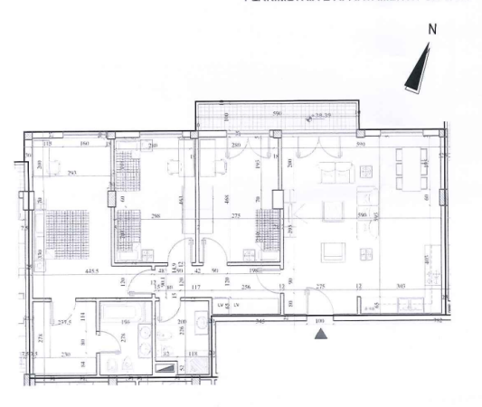 Tirane, jepet me qera ambjent biznesi Kati 7, 146 m² 1.600 € (Zogu Zi)