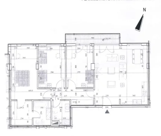 Tirane, shitet apartament 3+1 Kati 7, 146 m² 398.000 € (zogu i zi)