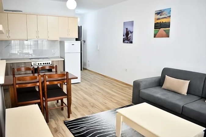 Tirane, jepet me qera apartament 1+1+Ballkon Kati 5, 69 m² 500 € (Zogu i Zi)