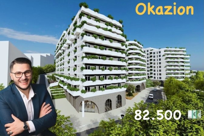 Tirane, shes apartament 1+1 Kati 3, 73 m² 82.500 € 