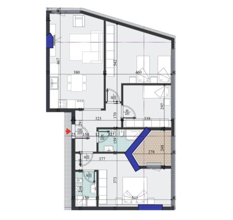 Tirane, shitet apartament 3+1+Ballkon , 132 m² 210.000 € (Colonnade Residence, Rruga Dritan Hoxha)