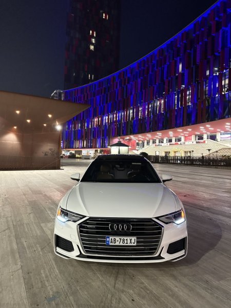 Tirane, makine Audi A6 Benzin, e bardhë automatik Klima 220 km 2.200 €