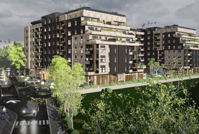 Prizren, shitet apartament 2+1+Ballkon Kati 4, 80 m² (Mbreti Pleurat Prizren)