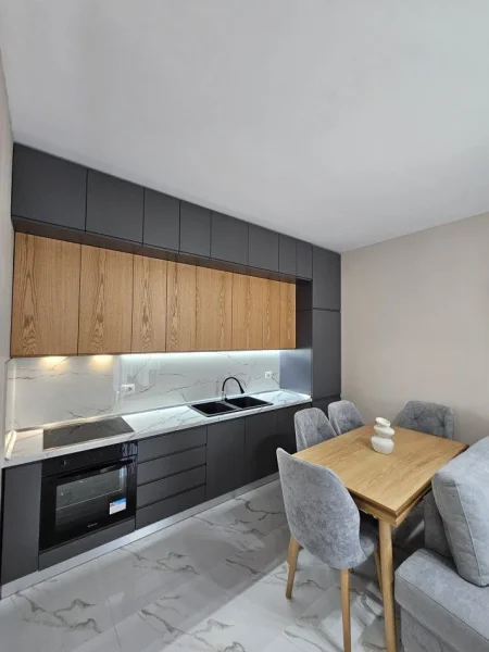 Tirane, jepet me qera apartament 1+1 Kati 8, 68 m² 600 € (XHAMLLIKU)