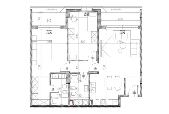 Tirane, shitet apartament 2+1+Ballkon Kati 9, 132 m² 265.620 € (RRUGA E KAVAJES)