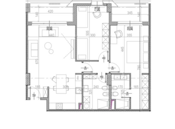 Tirane, shitet apartament 2+1+Ballkon Kati 6, 135 m² 271.000 € (RIVER SIDE RESIDENCE)