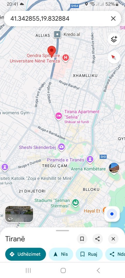 Tirane, shitet apartament 1+1+Aneks+Ballkon Kati 3, 52 m² 88.000 € i diskutushëm (Rruga e Dibrës)