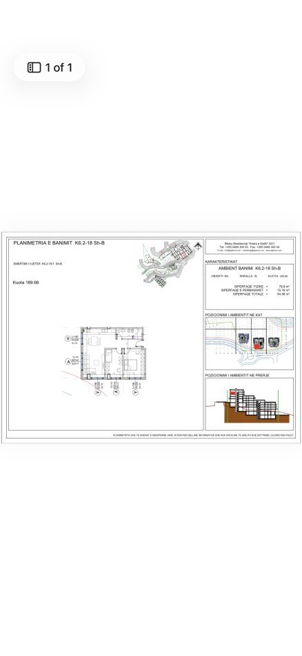 Tirane, shitet nga Pronari, pa-komision apartament 2+1 Kati 5, 95 m² 155.000 € 