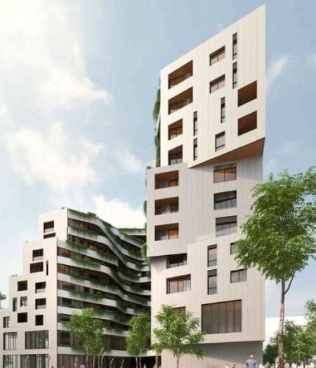 Tirane, shes apartament 2+1 108 m² 188.000 Euro (Perballe me shkollen Vasil Shanto)