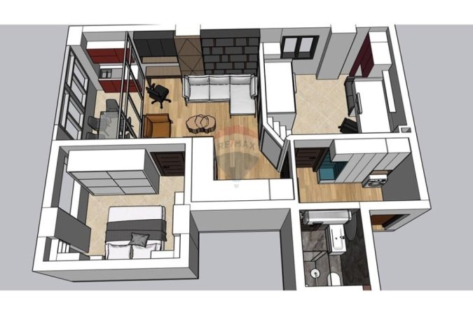 Tirane, shitet apartament 2+1 , 83 m² 166.800 € (Shkolla e Baletit, Tiranë(ID: 530181070-356)