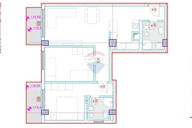 Tirane, jepet me qera zyre Kati 4, 100 m² 1.000 € (rruga e barrikadave)