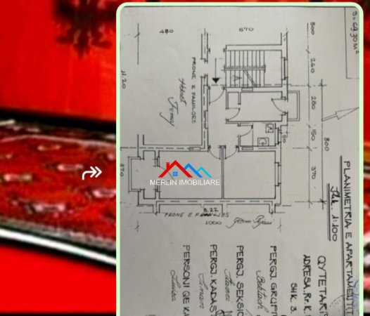 Tirane, shitet apartament 1+1+Ballkon Kati 2, 70 m² 176.000 € (RRUGA E DURRESIT)