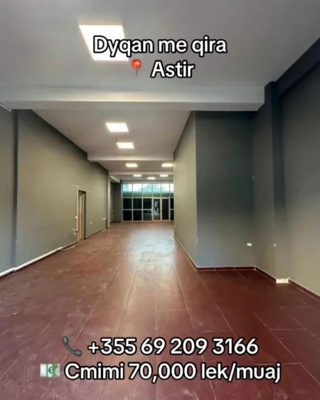 Tirane, jepet me qera dyqan Kati 0, 105 m² 700 € (Astir)