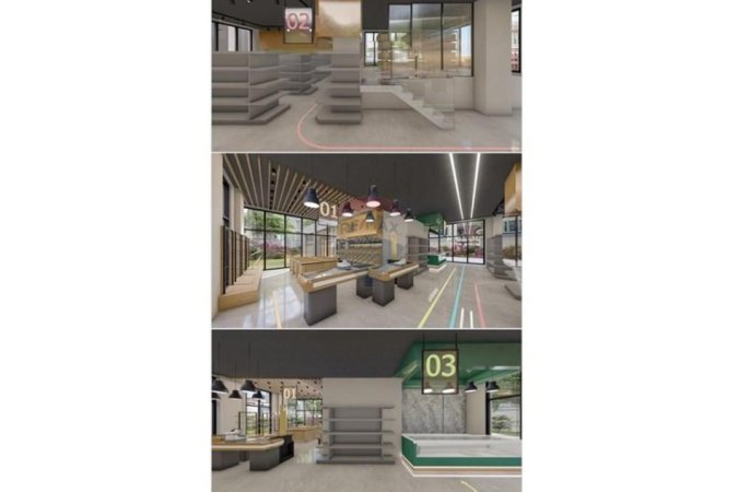 Tirane, shitet dyqan Kati 0, 186 m² 555.000 € (rruga Leka i Madh Fabrika E Miellit, Tiranë(ID: 530191073-91)