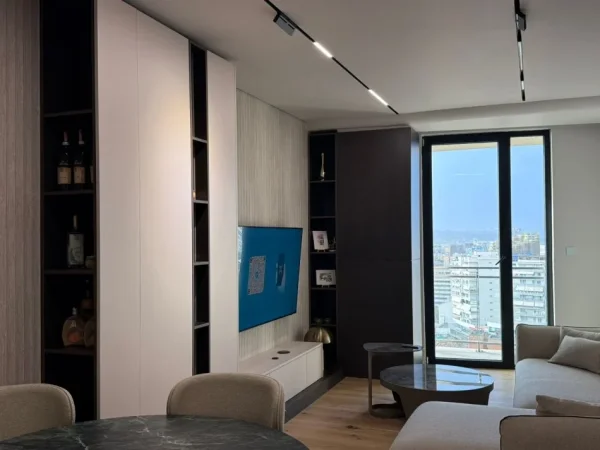 Tirane, jepet me qera apartament 1+1 Kati 13, 70 m² 1.200 €