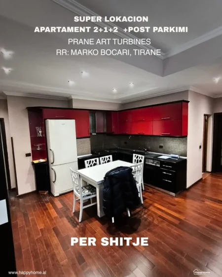 Tirane, shitet apartament 2+1+Aneks+Ballkon Kati 2, 124 m² 375.000 € 
