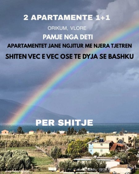 Radhime - Orikum, shitet apartament 1+1+Ballkon Kati 4, 60 m² 75.000 € 