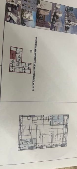 Tirane, shitet apartament 1+1+Ballkon Kati 7, 67 m² 97.000 € (ASTIR)