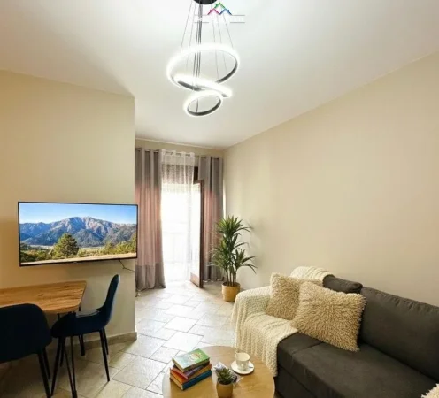 Tirane, jepet me qera apartament 1+1 Kati 15, 50 m² 550 € (Qender)