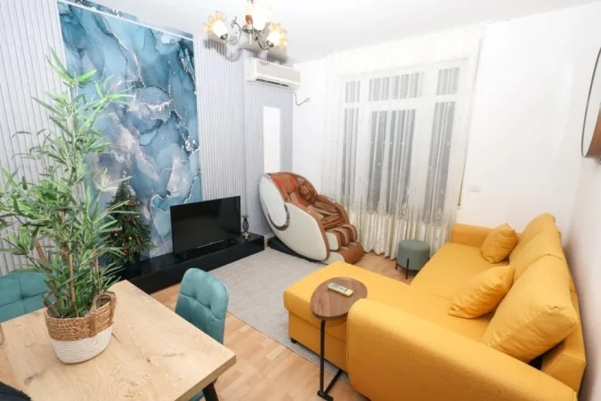 Tirane, jepet me qera apartament 2+1 Kati 4, 