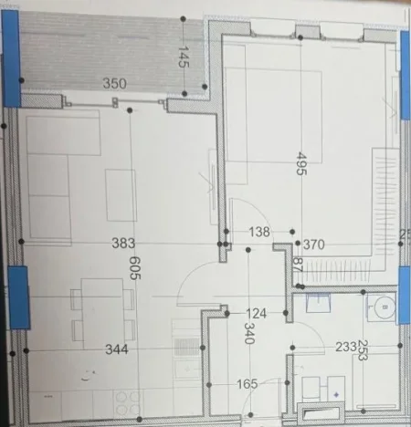 Tirane, shitet apartament 1+1 Kati 2, 74 m² 81.510 € (paskuqan)