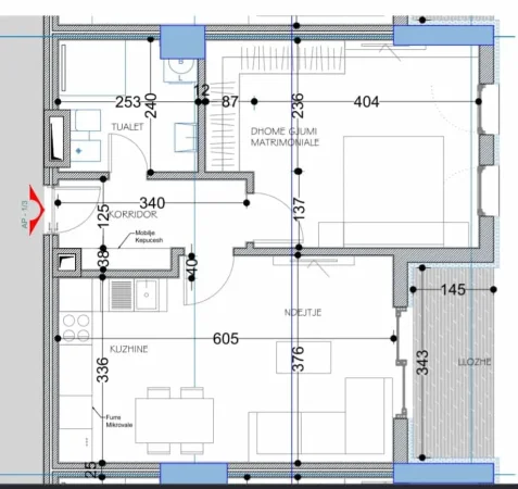 shes apartament 1+1 Kati 2, 74 m² 82.000 € (Paskuqan)