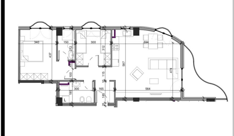 Tirane, shitet apartament 2+1+Ballkon , 112 m² (Aluna Complex 2, Paskuqan)