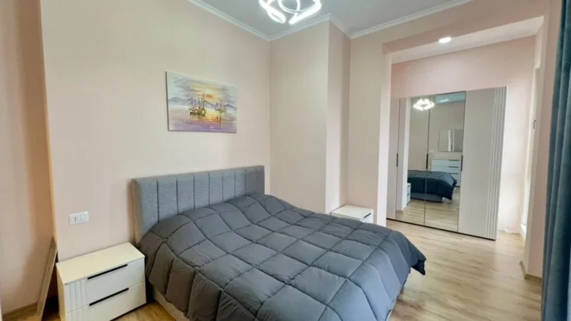 Me Qera : 1+1📍Bulevardi i Ri - Rr.Siri Kodra (Pllt.V2025) - 60,000 Lek - S.75m² - Kt.6 ||✨100% e Re e Pabanuar me Pare✨