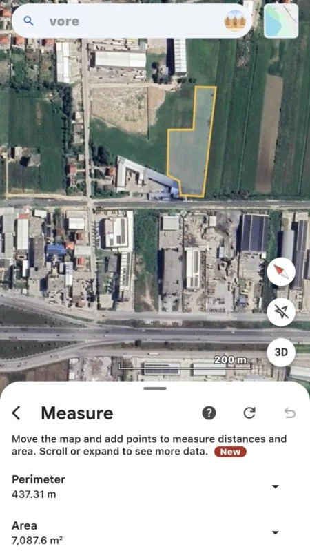 Tirane, shes toke , 7.000 m² 