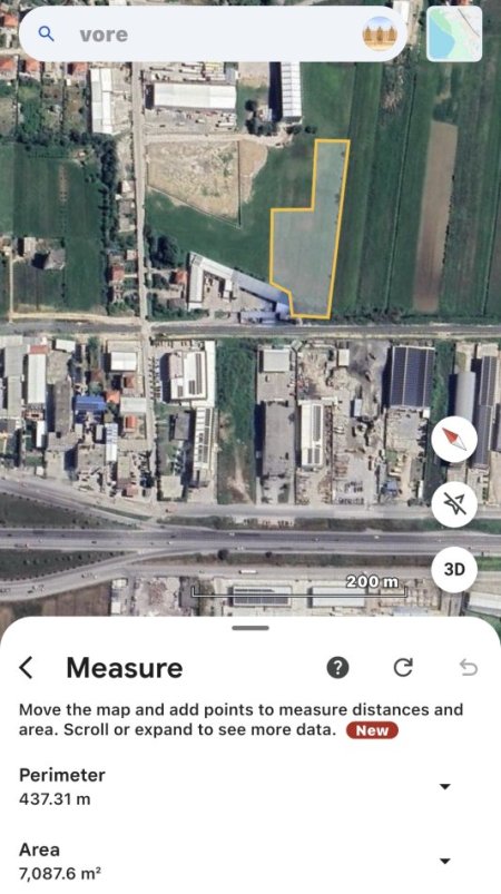 Tirane, shes toke , 7.000 m² 