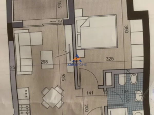 Tirane, shitet apartament 1+1+Ballkon Kati 4, 56 m² 66.000 € 